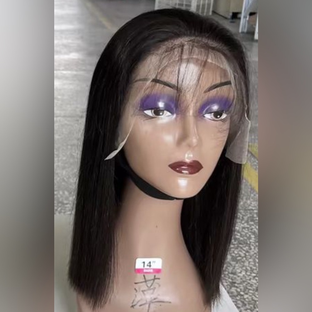 100% HUMAN HAIR BOB WIG!!!!